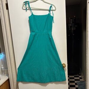 Elegant Teal Midi Dress